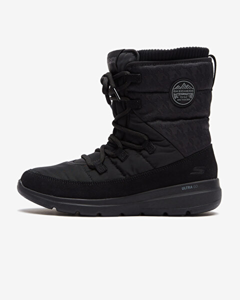 Skechers Glacial Ultra - Continental Kadın Siyah Bot 144157 BBK