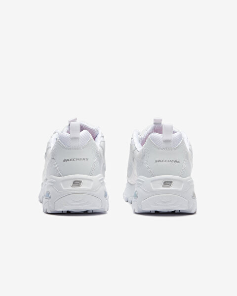 Skechers D'lites - Citi Girl Kadın Beyaz Sneakers 149242 WHT-4