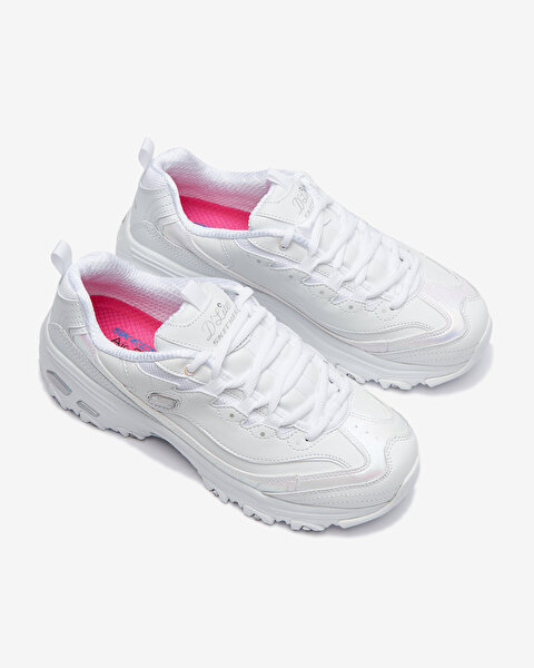 Skechers D'lites - Citi Girl Kadın Beyaz Sneakers 149242 WHT-5