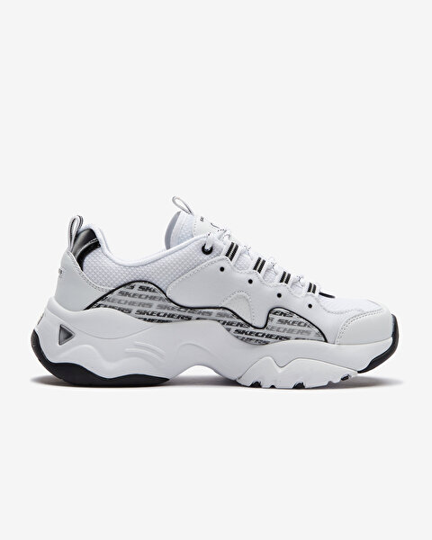 Skechers D'lites 3.0 - Endless Chic Kadın Beyaz Sneakers 149255 WBK-1