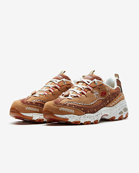 Skechers D'lites - Gingerbread Kadın Bej Sneakers 149257 TNBR-2