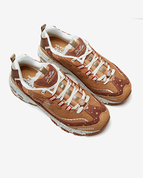 Skechers D'lites - Gingerbread Kadın Bej Sneakers 149257 TNBR-5