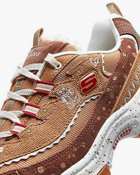 Skechers D'lites - Gingerbread Kadın Bej Sneakers 149257 TNBR-7