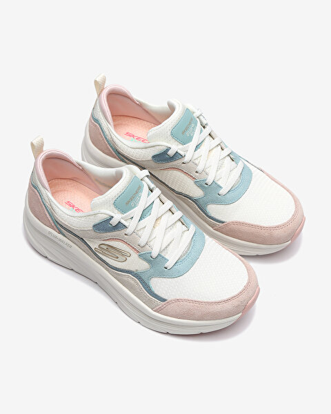 Skechers D'lux Walker Kadın Beyaz Spor Ayakkabı 149357 OFPK-5