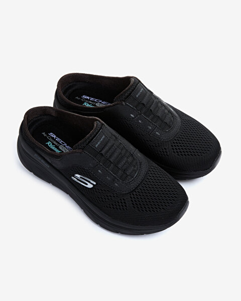 Skechers D'lux Walker Kadın Siyah Arkası Açık Spor Ayakkabı 149359 BBK-5
