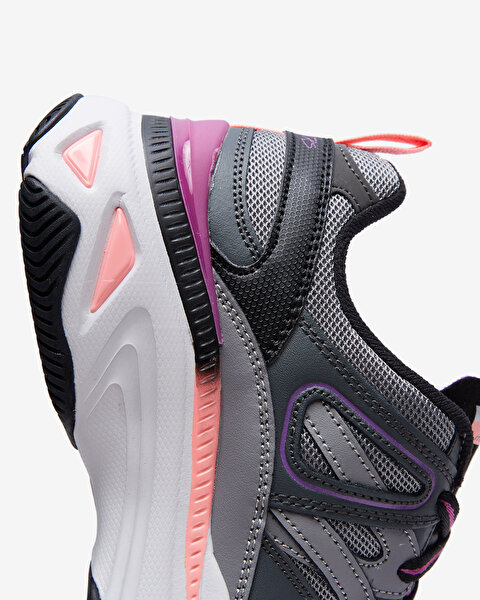 Skechers Energy Racer - Innovative Kadın Gri Spor Ayakkabı 149371 CCPK-6