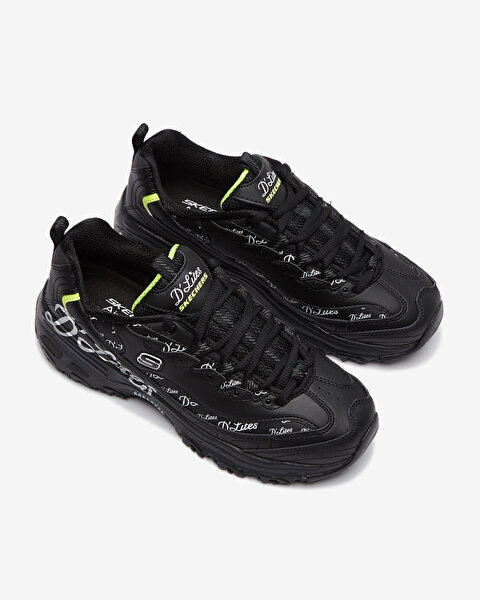 Skechers D'lites Kadın Siyah Sneakers 149627 BKWL-5