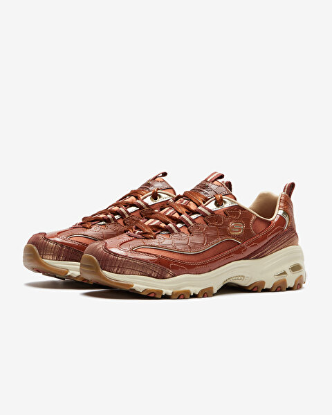 Skechers Skechers First Class Collection: D'lites Kadın Kahverengi Sneakers 149735 COG-2