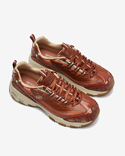 Skechers Skechers First Class Collection: D'lites Kadın Kahverengi Sneakers 149735 COG-5