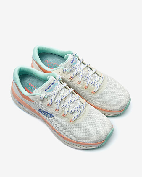 Skechers Arch Fit Glide - Step - Highlight Kadın Beyaz Sneakers 149871 OFPK-5