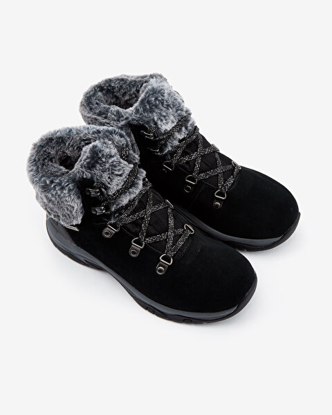 Skechers Trego Kadın Siyah Bot 167178 BLK-5