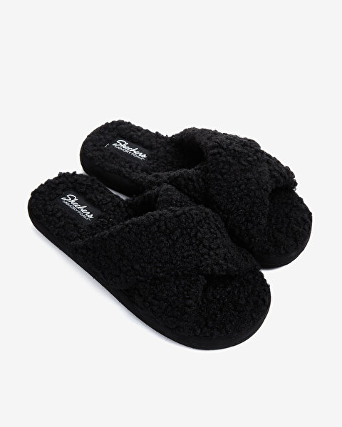 Skechers Cozy Slide Kadın Siyah Ev Ayakkabısı 167236 BBK-5