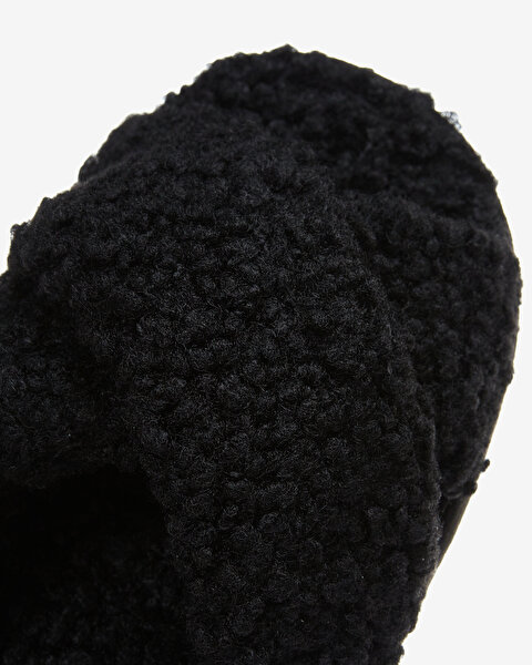 Skechers Cozy Slide Kadın Siyah Ev Ayakkabısı 167236 BBK-6