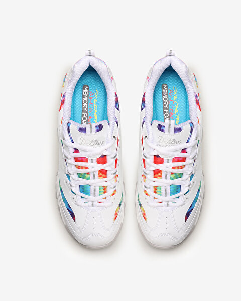 Skechers D'lites  -  Summer Fiesta Kadın Beyaz Sneakers 149015 WMLT-5