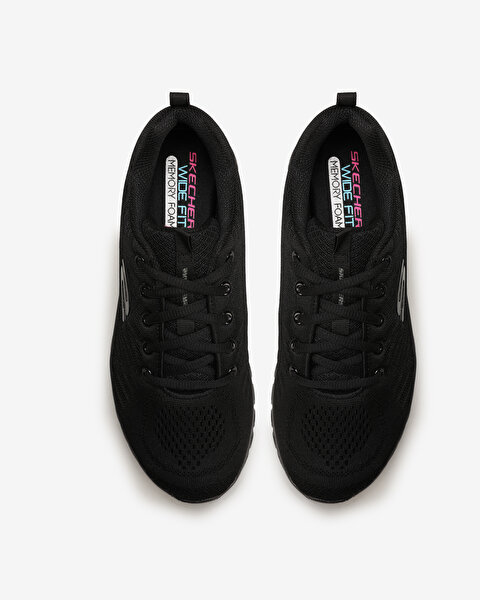 Skechers Graceful - Get Connected Kadın Siyah Spor Ayakkabı 12615W BBK-5