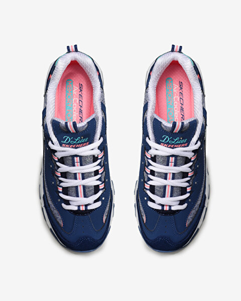 Skechers D'lites  -  Sparkling Rain Kadın Mavi Sneakers 149060 NVPK-5