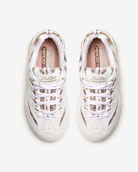 Skechers D'lites - Fame & Fortune Kadın Beyaz Sneakers 11916 WGD-5