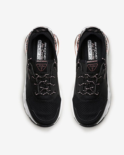 Skechers D'lites 3.0 Air  -  Queen Leopard Kadın Siyah Sneakers 149087 BKRG-5