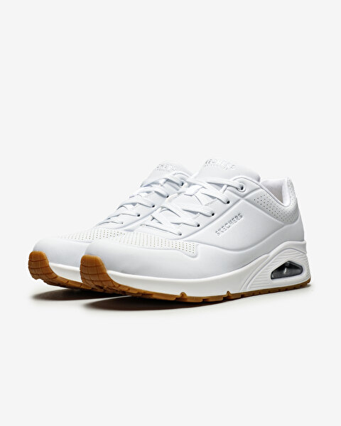 Skechers Uno  - Stand On Air Kadın Beyaz Sneakers 73690 WHT-2