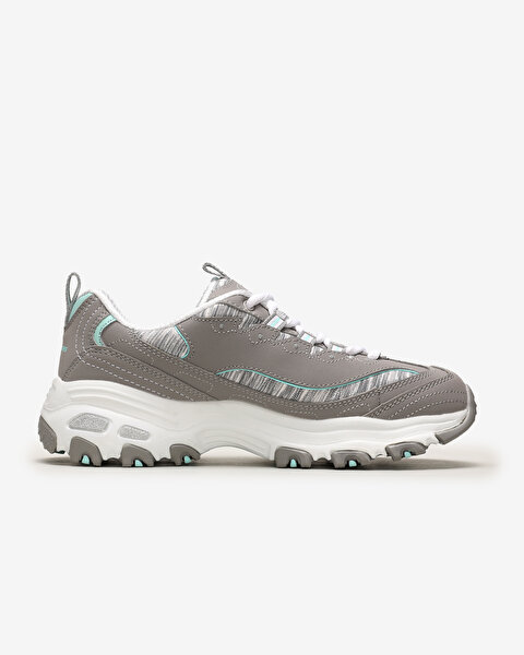 Skechers D'lites - Interlude Kadın Gri Sneakers 11978 GYMN-1