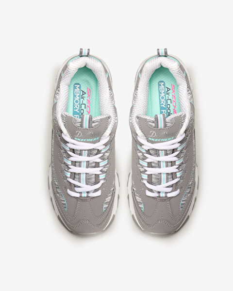 Skechers D'lites - Interlude Kadın Gri Sneakers 11978 GYMN-5