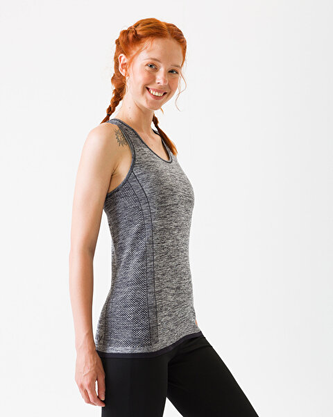 Skechers Action Tank Kadın Siyah Atlet WTT8 BLK-2