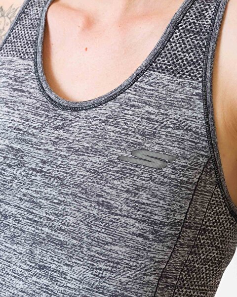 Skechers Action Tank Kadın Siyah Atlet WTT8 BLK-4