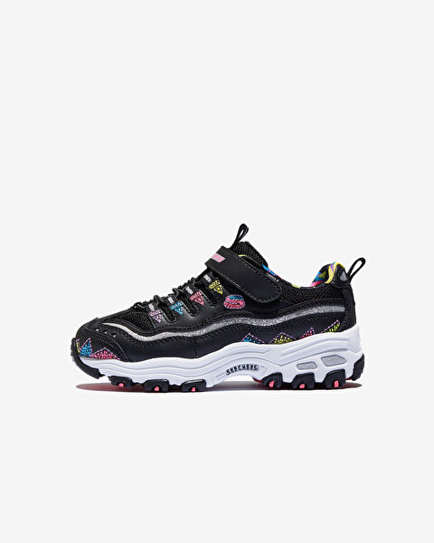Skechers D'lites  - In Stitches Büyük Kız Çocuk Siyah Sneakers 80524L BKMT