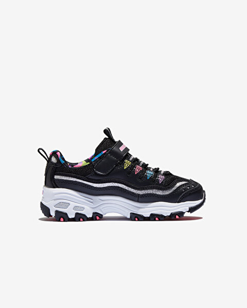 Skechers D'lites  - In Stitches Büyük Kız Çocuk Siyah Sneakers 80524L BKMT-1