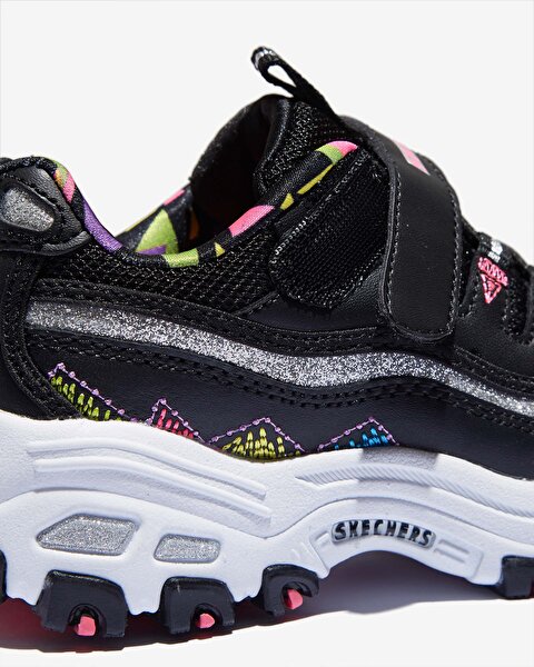 Skechers D'lites  - In Stitches Büyük Kız Çocuk Siyah Sneakers 80524L BKMT-8