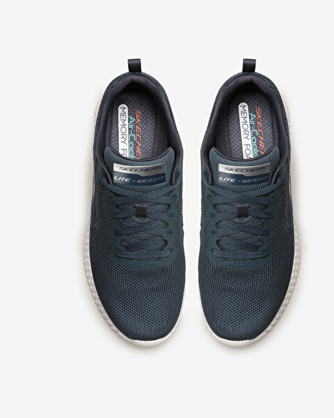 Skechers Elite Flex -  Knockto Erkek Lacivert Spor Ayakkabı 52866 NVY-5