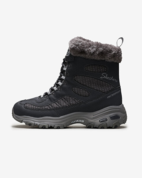 Skechers D'lites  -  Bomb Cyclone Kadın Gri Bot 44988 CCL