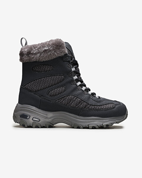 Skechers D'lites  -  Bomb Cyclone Kadın Gri Bot 44988 CCL-1