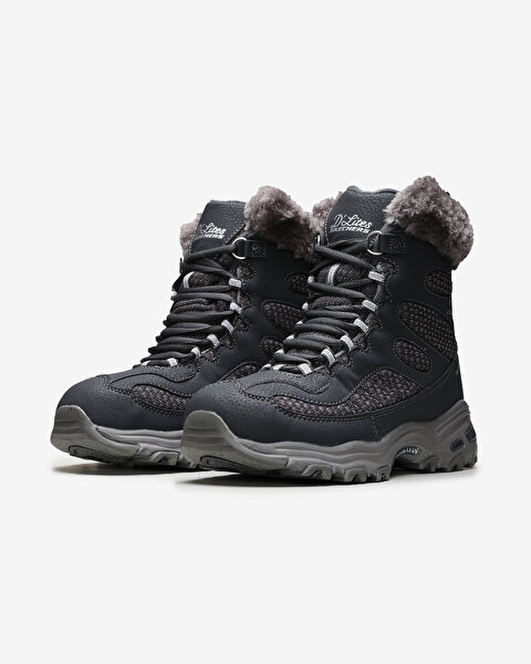 Skechers D'lites  -  Bomb Cyclone Kadın Gri Bot 44988 CCL-2