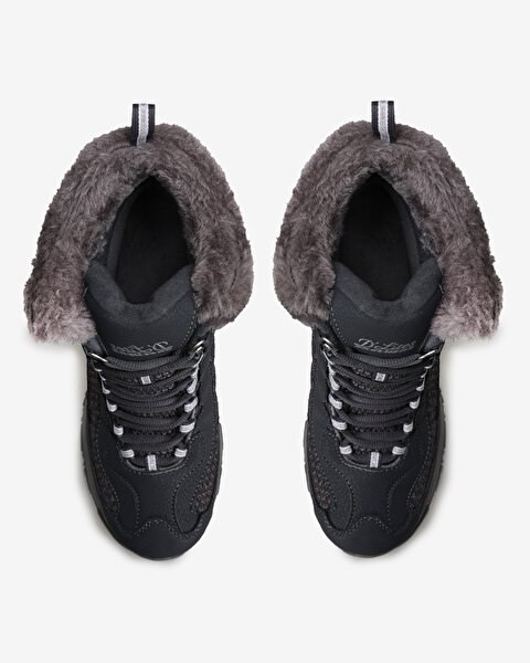 Skechers D'lites  -  Bomb Cyclone Kadın Gri Bot 44988 CCL-5