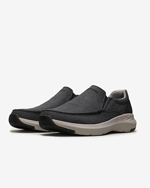 Skechers Parson -  Trest Erkek Siyah Günlük Ayakkabı 66004 BLK-2