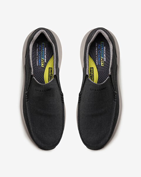 Skechers Parson -  Trest Erkek Siyah Günlük Ayakkabı 66004 BLK-5