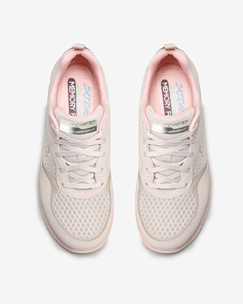 Skechers Flex Appeal 3.0 - Go Forward Kadın Bej Spor Ayakkabı 13069 NTPK-5