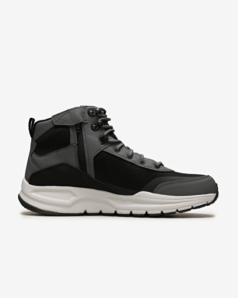 Skechers Escape Plan 2.0 - Woodrock Erkek Gri Outdoor Bot 51705 GYBK-1