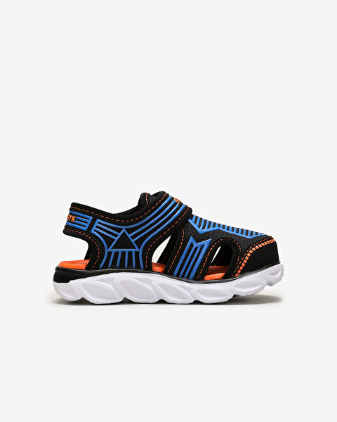 Skechers Hypno - Splash  -  Zotex Küçük Erkek Çocuk Siyah Işıklı Sandalet 90524N BBOR-2