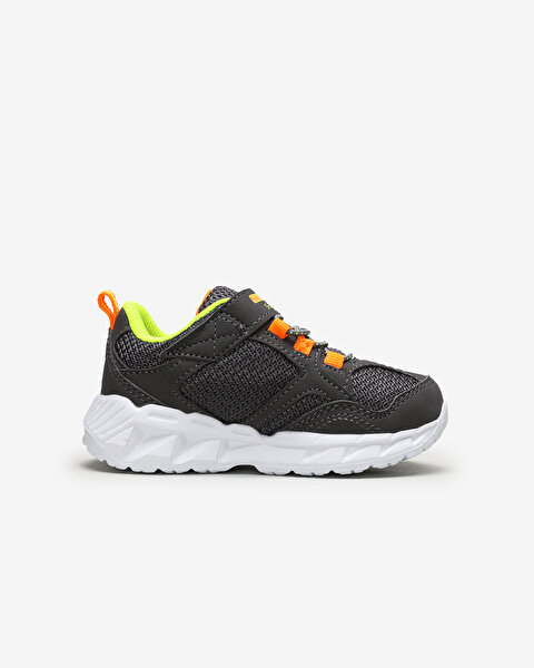 Skechers Magna - Lights Küçük Erkek Çocuk Gri Işıklı Spor Ayakkabı 90750N CCOR-1