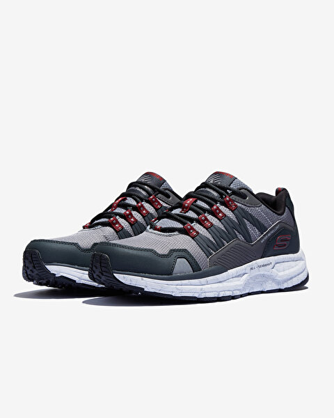 Skechers Escape Plan 2.0 - Ashwick Erkek Gri Spor Ayakkabı 51926 GYRD-2