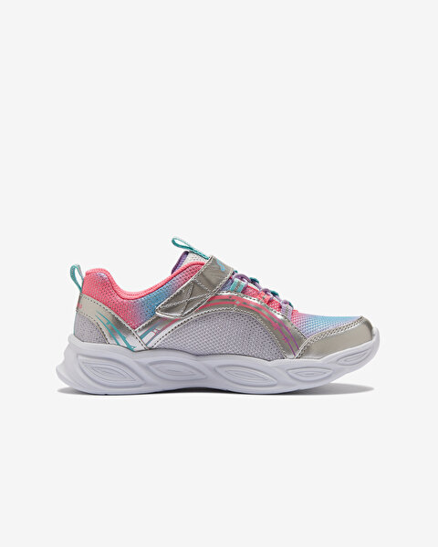 Skechers Shimmer Beams Büyük Kız Çocuk Gri Işıklı Spor Ayakkabı 20269L SMLT-2