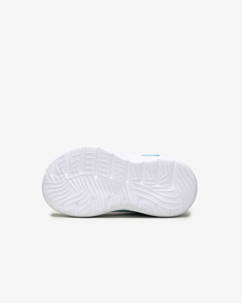 Skechers Dyna - Lights Küçük Kız Çocuk Mavi Işıklı Spor Ayakkabı 20268N AQUA-4