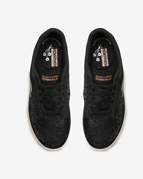 Skechers Go Walk 5  -  Wild Kadın Siyah Yürüyüş Ayakkabısı 124029 BKGD-5