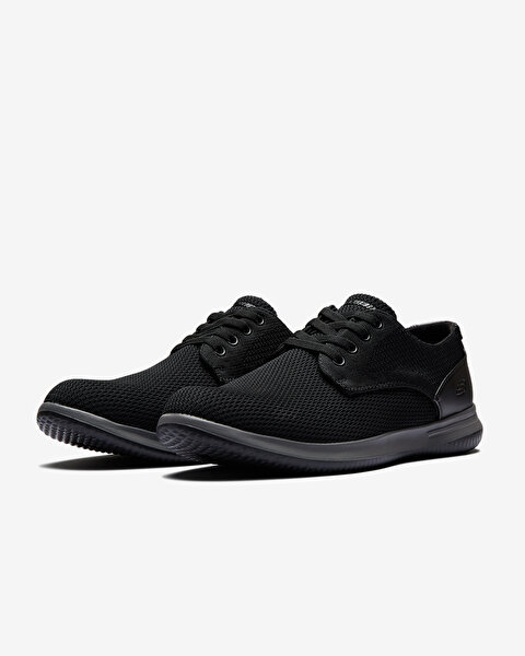 Skechers Darlow  -  Velogo Erkek Siyah Günlük Ayakkabı 204090 BLK-2