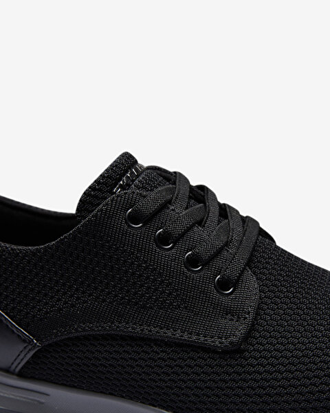 Skechers Darlow  -  Velogo Erkek Siyah Günlük Ayakkabı 204090 BLK-7