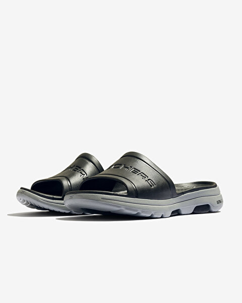Skechers Go Walk 5 Foamies - Surfs Out Erkek Siyah Terlik 243005 BKGY-2