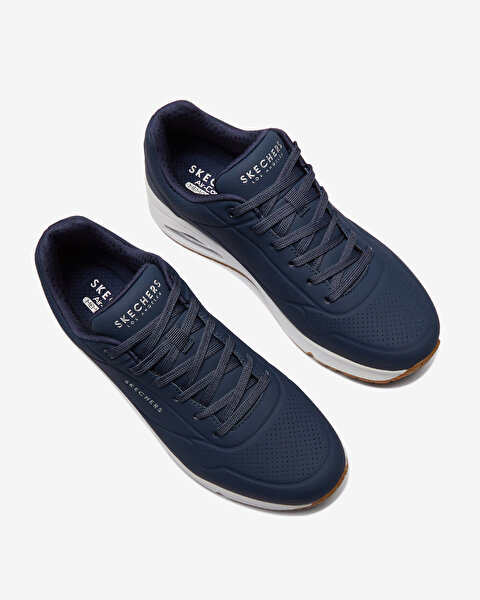 Skechers Uno  -  Stand On Air Erkek Lacivert Sneakers 52458 NVY-5
