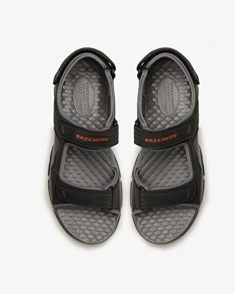 Skechers Tresmen  -  Garo Erkek Siyah Sandalet 204105 BLK-5
